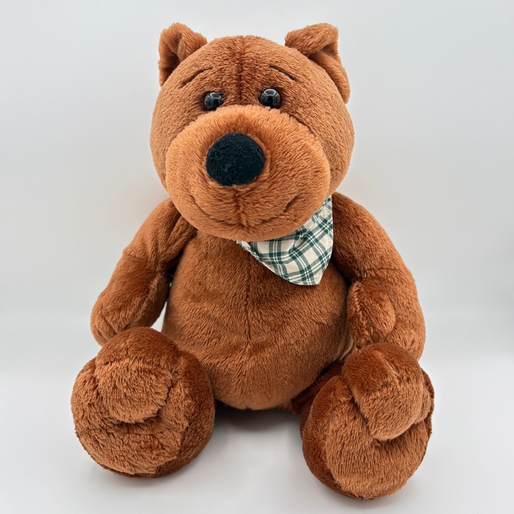 Gund Heads & Tales Cinnamon Brown Plush Teddy Bear 14 inch